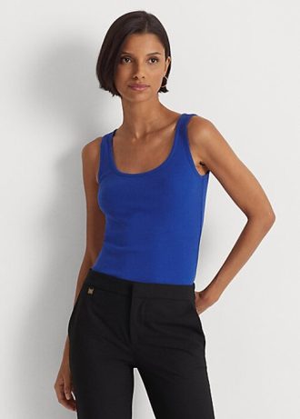 Blue Women’s Ralph Lauren Cotton-Blend Tanks