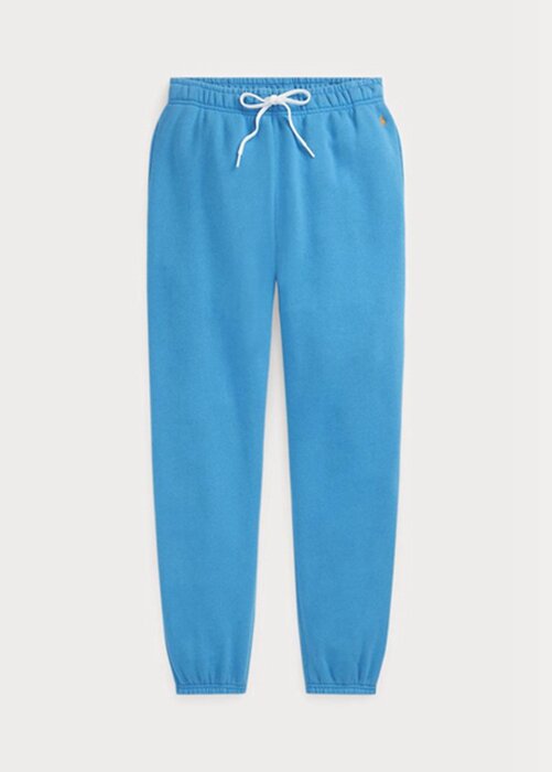 Blue Women’s Ralph Lauren Fleece Athletics Pants Blue Women’s Ralph Lauren Fleece Athletics Pants
