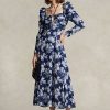 Blue Women’s Ralph Lauren Floral Cotton Halter-Tie Dress Blue Women’s Ralph Lauren Floral Cotton Halter-Tie Dress