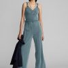 Blue Women’s Ralph Lauren Garment-Dyed Jersey Jumpsuit Dress Blue Women’s Ralph Lauren Garment-Dyed Jersey Jumpsuit Dress