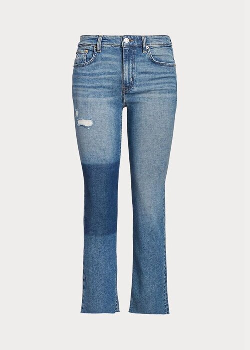 Blue Women’s Ralph Lauren High-rise Straight Cropped Jeans Blue Women’s Ralph Lauren High-rise Straight Cropped Jeans