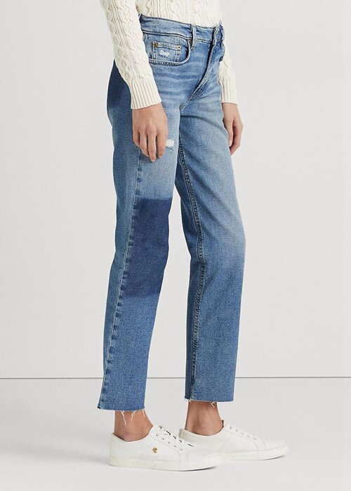 Blue Women’s Ralph Lauren High-rise Straight Cropped Jeans Blue Women’s Ralph Lauren High-rise Straight Cropped Jeans