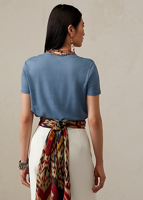 Blue Women’s Ralph Lauren Island Polo Bear Cotton T Shirts Blue Women’s Ralph Lauren Island Polo Bear Cotton T Shirts