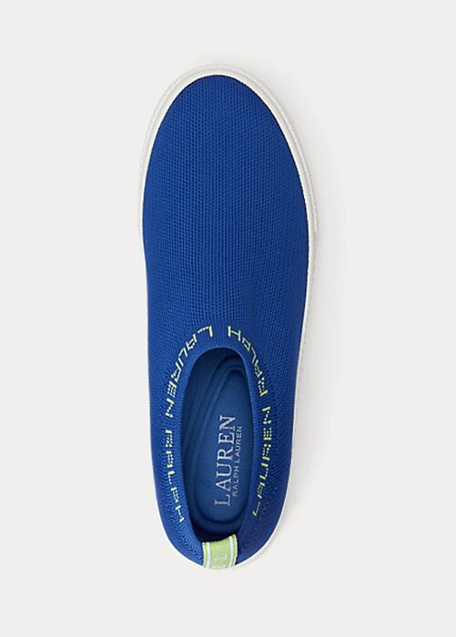 Blue Women’s Ralph Lauren Jordyn Slip-On Sneakers Blue Women’s Ralph Lauren Jordyn Slip-On Sneakers