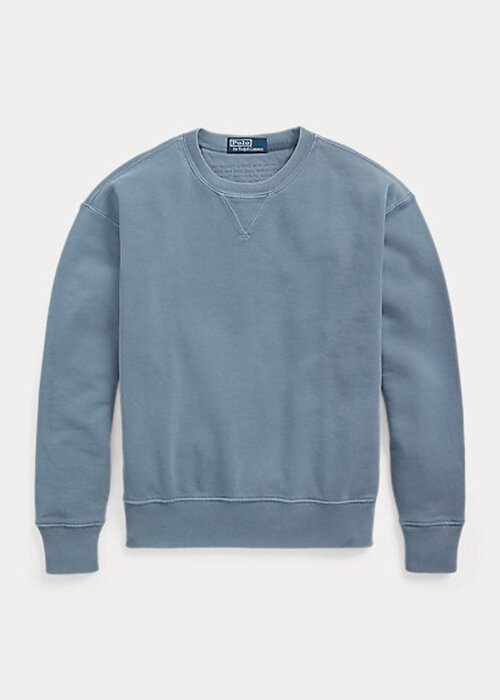 Blue Women’s Ralph Lauren Organic Cotton Crewneck Sweatshirts Blue Women’s Ralph Lauren Organic Cotton Crewneck Sweatshirts