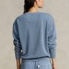 Blue Women’s Ralph Lauren Organic Cotton Crewneck Sweatshirts Blue Women’s Ralph Lauren Organic Cotton Crewneck Sweatshirts