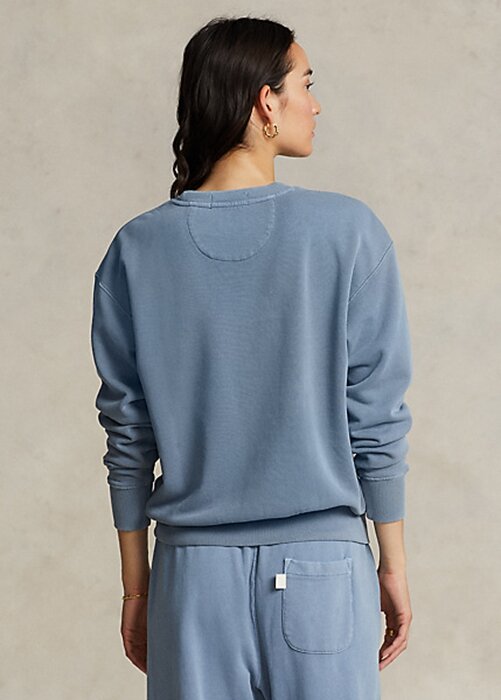 Blue Women’s Ralph Lauren Organic Cotton Crewneck Sweatshirts Blue Women’s Ralph Lauren Organic Cotton Crewneck Sweatshirts