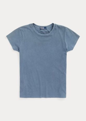 Blue Women’s Ralph Lauren Organic Cotton Crewneck T Shirts