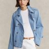 Blue Women’s Ralph Lauren Oversize Boxy Fit Denim Coats Blue Women’s Ralph Lauren Oversize Boxy Fit Denim Coats