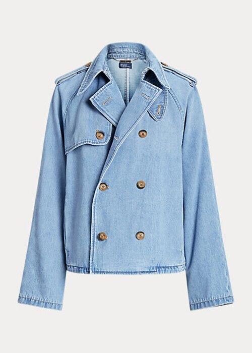 Blue Women’s Ralph Lauren Oversize Boxy Fit Denim Coats Blue Women’s Ralph Lauren Oversize Boxy Fit Denim Coats
