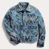 Blue Women’s Ralph Lauren Patchwork Sweater Jackets