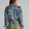 Blue Women’s Ralph Lauren Patchwork Sweater Jackets