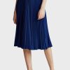 Blue Women’s Ralph Lauren Plisse Midi Skirts Blue Women’s Ralph Lauren Plisse Midi Skirts