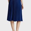 Blue Women’s Ralph Lauren Plisse Midi Skirts Blue Women’s Ralph Lauren Plisse Midi Skirts