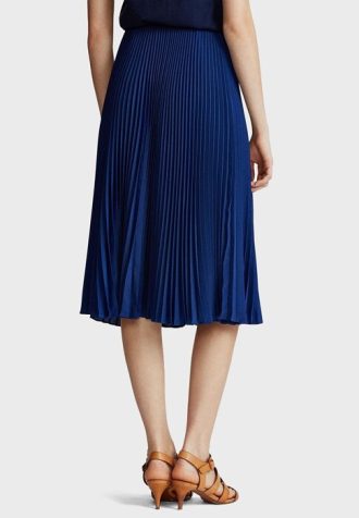 Blue Women’s Ralph Lauren Plisse Midi Skirts