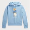 Blue Women’s Ralph Lauren Polo Bear Fleece Hoodie Blue Women’s Ralph Lauren Polo Bear Fleece Hoodie