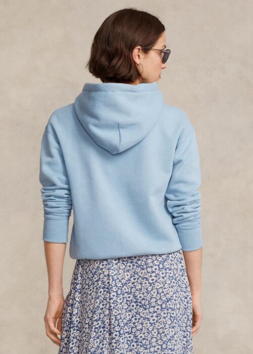 Blue Women’s Ralph Lauren Polo Bear Fleece Hoodie Blue Women’s Ralph Lauren Polo Bear Fleece Hoodie