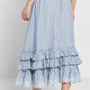 Blue Women’s Ralph Lauren Ruffle High Waist Skirts Blue Women’s Ralph Lauren Ruffle High Waist Skirts