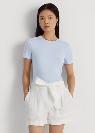 Blue Women’s Ralph Lauren Stretch Cotton T Shirts