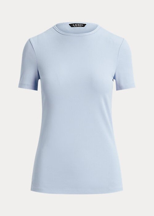 Blue Women’s Ralph Lauren Stretch Cotton T Shirts Blue Women’s Ralph Lauren Stretch Cotton T Shirts