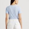 Blue Women’s Ralph Lauren Stretch Cotton T Shirts Blue Women’s Ralph Lauren Stretch Cotton T Shirts