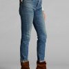 Blue Women’s Ralph Lauren Stretch Vintage Straight Fit Jeans Blue Women’s Ralph Lauren Stretch Vintage Straight Fit Jeans