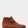 Brown Men’s Ralph Lauren Frasco Suede Chelsea Boots