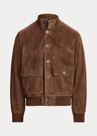 Brown Men’s Ralph Lauren Hayworth Suede Jackets