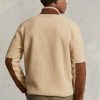 Brown Men’s Ralph Lauren Hybrid Quarter-zip Pullover  Sweatshirt