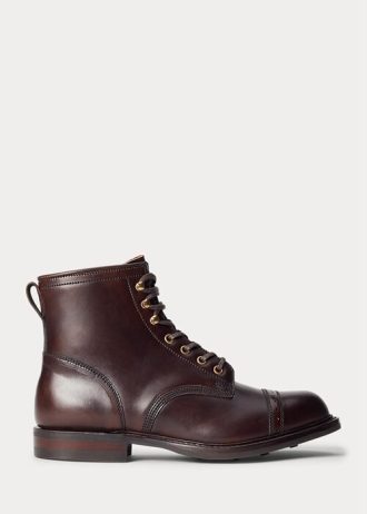 Brown Men’s Ralph Lauren Leather Boots