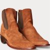 Brown Men’s Ralph Lauren Plainview Suede Chelsea Boots