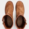Brown Men’s Ralph Lauren Roughout Suede Boots