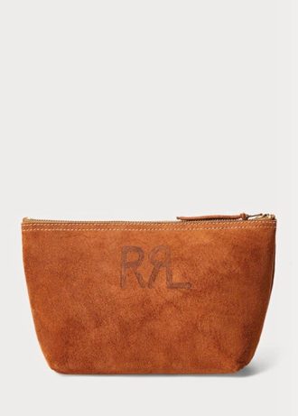 Brown Men’s Ralph Lauren Roughout Suede Tote Bags