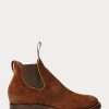 Brown Men’s Ralph Lauren Suede Chelsea Boots