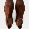Brown Men’s Ralph Lauren Suede Chelsea Boots