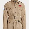Brown Men’s Ralph Lauren Twill Belted Jackets Brown Men’s Ralph Lauren Twill Belted Jackets