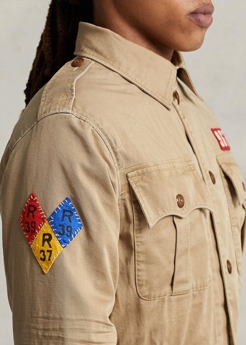 Brown Men’s Ralph Lauren Twill Belted Jackets Brown Men’s Ralph Lauren Twill Belted Jackets