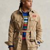 Brown Men’s Ralph Lauren Twill Belted Jackets Brown Men’s Ralph Lauren Twill Belted Jackets