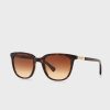 Brown Women’s Ralph Lauren 0RA5206 Tortoise Wayfarers Sunglasses