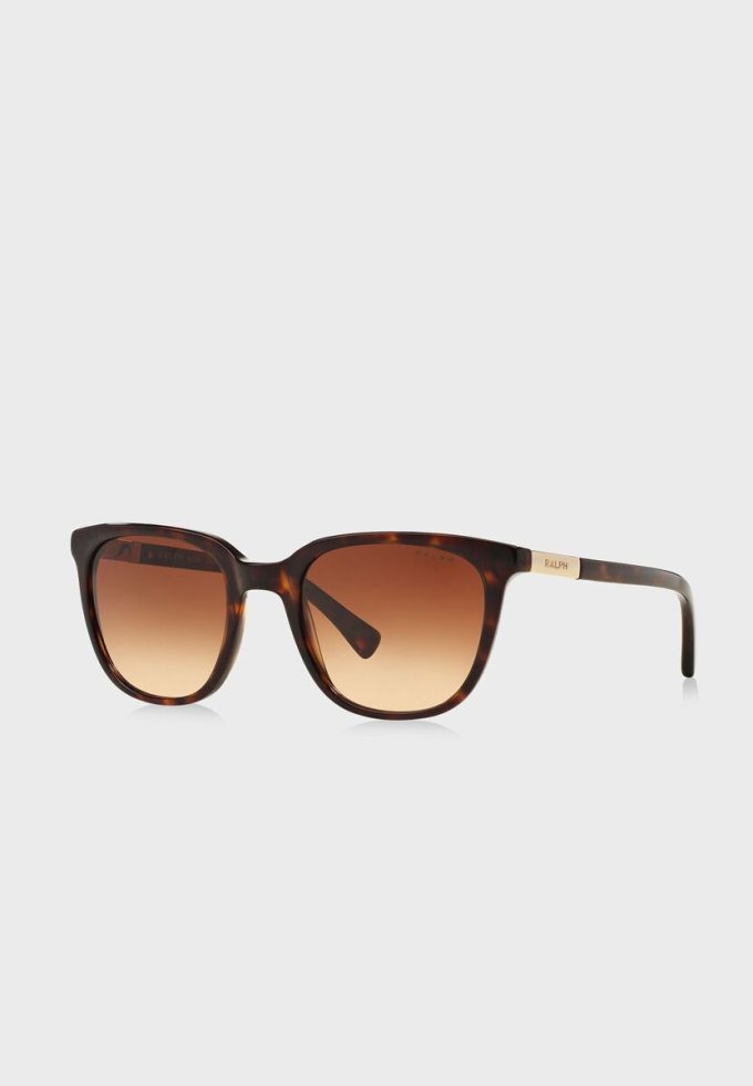 Brown Women’s Ralph Lauren 0RA5206 Tortoise Wayfarers Sunglasses