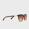 Brown Women’s Ralph Lauren 0RA5206 Tortoise Wayfarers Sunglasses