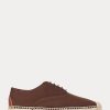 Brown Women’s Ralph Lauren Canvas Lace-Up Espadrille