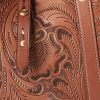 Brown Women’s Ralph Lauren Hand-Tooled Leather Tote Bags Brown Women’s Ralph Lauren Hand-Tooled Leather Tote Bags