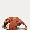 Brown Women’s Ralph Lauren Jacie Calfskin Stirrup Sandals Brown Women’s Ralph Lauren Jacie Calfskin Stirrup Sandals