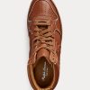 Brown Women’s Ralph Lauren Jaemyn Calfskin High-Top Sneakers Brown Women’s Ralph Lauren Jaemyn Calfskin High-Top Sneakers