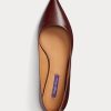 Brown Women’s Ralph Lauren Kendrya Calfskin Ballet Flat Shoes Brown Women’s Ralph Lauren Kendrya Calfskin Ballet Flat Shoes