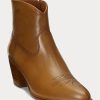 Brown Women’s Ralph Lauren Lucille Leather Boots Brown Women’s Ralph Lauren Lucille Leather Boots