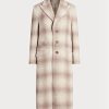 Brown Women’s Ralph Lauren Plaid Wool-blend Coats Brown Women’s Ralph Lauren Plaid Wool-blend Coats