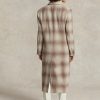 Brown Women’s Ralph Lauren Plaid Wool-blend Coats Brown Women’s Ralph Lauren Plaid Wool-blend Coats
