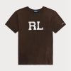 Brown Women’s Ralph Lauren Rl Logo Jersey  T Shirts